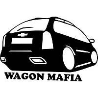 Вінілова наклейка на автомобіль - Wagon Mafia Lacetti v2
