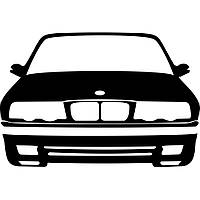 Вінілова наклейка на автомобіль - BMW e34