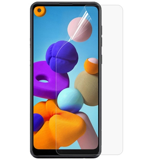 Гідрогелева захисна плівка AURORA AAA на Samsung Galaxy A21 на весь екран прозора, фото 1