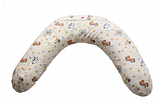 Подушка для вагітних і годування "Classik" з Бязі з наповнювачем холлофайбер 200*35 см Лежень,Україна, фото 6