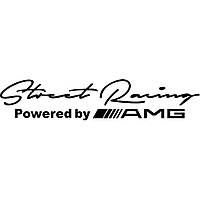 Наклейка на автомобіль - Street Racing Powered by AMG
