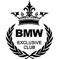 Вінілова наклейка на автомобіль - BMW Exclusive Club