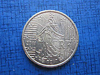 Монета 10 евроцентов Франция 2011 2002 2013 2003 четыре даты цена за 1 монету