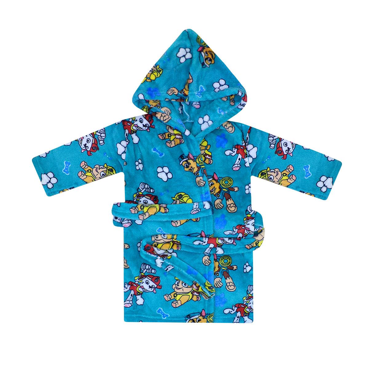 Халат дитячий махровий кольоровий для хлопчика велсофт, фото 1