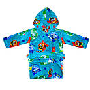 Халат дитячий махровий кольоровий для хлопчика велсофт, фото 2