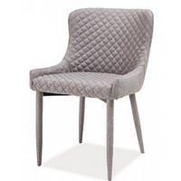 Крісло клієнта Colins меблева тканина, сірий