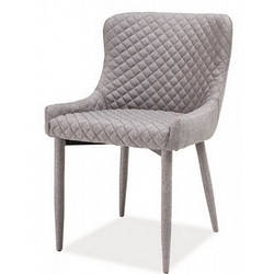 Крісло клієнта Colins меблева тканина, сірий