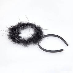 Німб ангела на обручі чорний