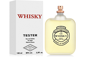 Туалетна вода чоловіча Evaflor Whisky 100 мл (Тестер)