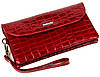 Жіночий гаманець-клатч Karya 1121-08 шкіряний червоний, фото 5