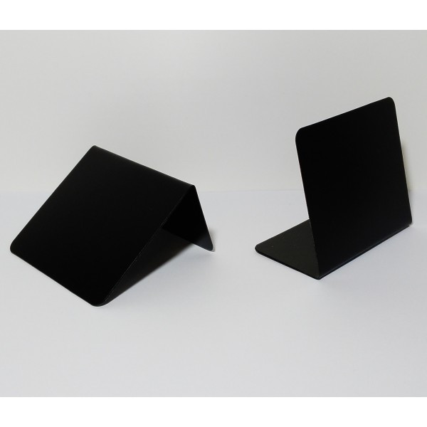 Табличка-цінник L 100х150мм (10шт/упаковка) вертикальна, пластик для крейдяного маркера, Чорний цінник (1036)