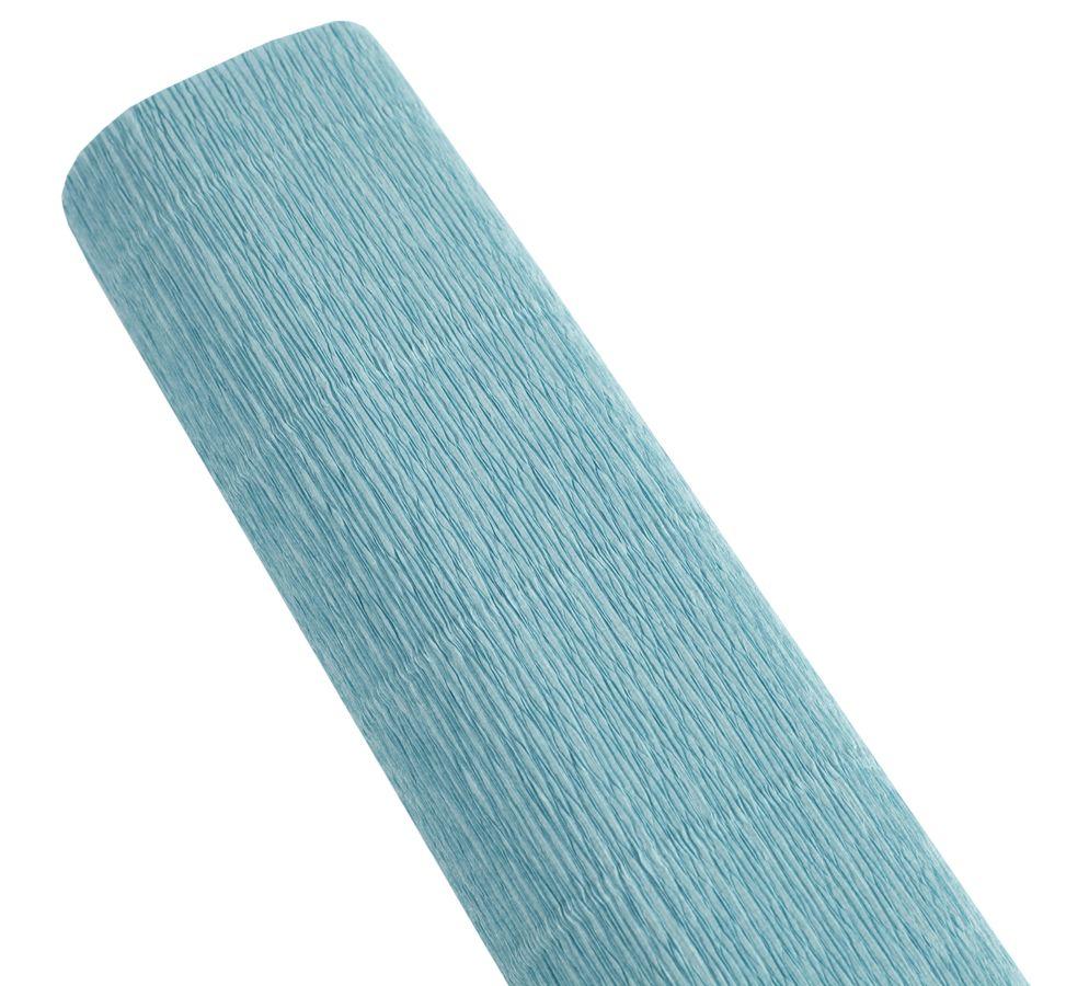 Папір гофрований 50х250 см, 180 г — блакитний пастельний, 17E/3, фото 1