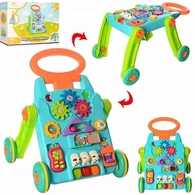 Каталка-ходунки 2 в 1 Simpoda Toy 869-15А, ігровий центр, каталка-ходунки, муз, зв, світло, бат,в кор-ке