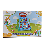 Каталка-ходунки 2 в 1 Simpoda Toy 869-15А, ігровий центр, каталка-ходунки, муз, зв, світло, бат,в кор-ке, фото 4