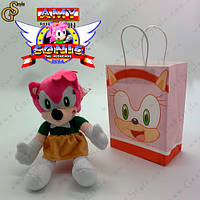 Мягкая игрушка Эми Роуз из Sonic - "Amy Rose" - 28 см с фирменным пакетом