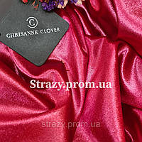 Велюр Velvet Gloss Cherry Red Chrisanne Clover 1м