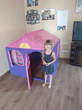 Дитячий ігровий пластиковий будиночок зі шторками ТМ Doloni (середній), фото 5