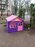 АКЦІЯ НАБІР Середній ігровий будиночок зі шторками і столик зі стільчиком ТМ Doloni, фото 3