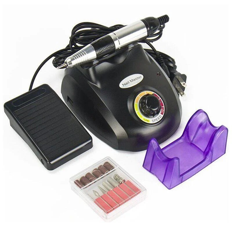 Фрезер для манікюру Nail Drill Pro ZS-603 65Вт. 45000об./хв. Чорний, фото 1