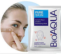 Тканевая маска для проблемной кожи лица BioAqua Pure Skin Acne & Rejuvenation Moisturizing Mask (30г)