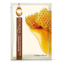 Тканевая маска для лица с экстрактом меда, BIOAQUA Honey Nourishing Mask 30Г