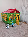 Дитячий ігровий пластиковий будиночок зі шторками ТМ Doloni (середній), фото 10