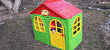 Дитячий ігровий пластиковий будиночок зі шторками ТМ Doloni (маленький), фото 2