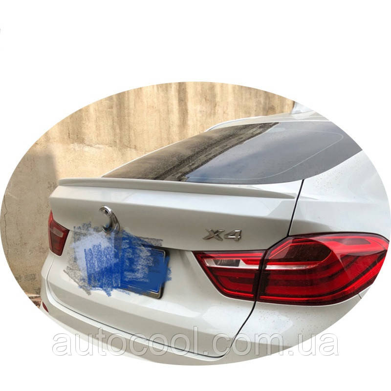 Спойлер багажника сабля BMW X4 2014-2018 г., фото 1