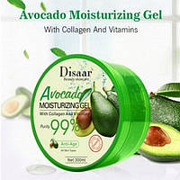 Гель для лица и тела с авокадо и коллагеном DISAAR Avocado Gel 99% 300 мл