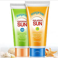 Солнцезащитный набор крем + лосьон для лица и тела BIOAQUA Sunprise Isolation SUN SPF 45