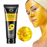 Маска-плёнка для лица с биозолотом и коллагеном Images Gold Collagen Mask (60гр)
