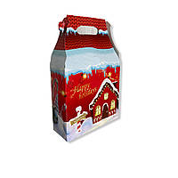 Коробка для цукерок Санта до 700 р. новорічний будинок Ексклюзивний