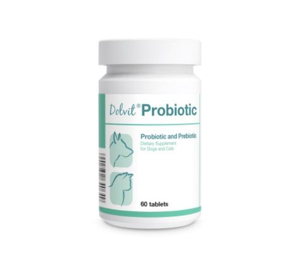 Dolfos Dolvit Probiotic 60таб Пробіотик для собак і кішок Долфос Долвіт