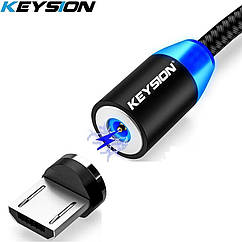 KEYSION магнітний зарядний кабель для швидкого заряджання з роз'ємом micro USB