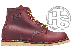 Зимові чоловічі черевики Red Wing USA Rover 6-inch boot 8424890 Bordo 2952 (иск. мех)