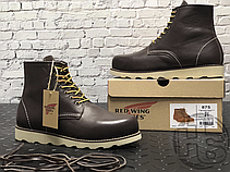 Зимові чоловічі черевики Red Wing USA Rover 6-inch Boot 8424890 Charcoal 2780 (иск. мех), фото 5