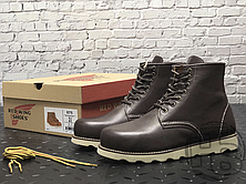 Зимові чоловічі черевики Red Wing USA Rover 6-inch Boot 8424890 Charcoal 2780 (иск. мех), фото 4