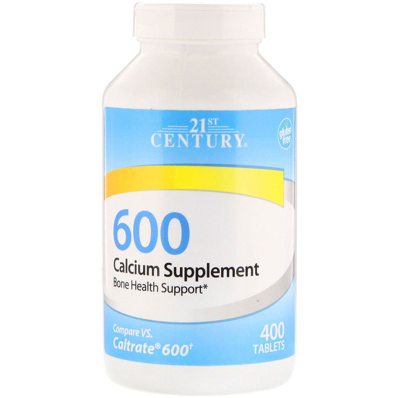 Calcium Supplement 600 21st Century 400 таблеток, фото 1