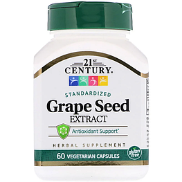 Standardized Grape Seed Extract 21st Century 60 капсул