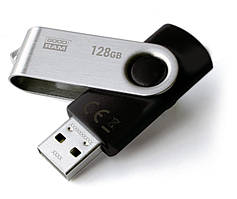 Флеш-накопитель USB 128GB GOODRAM UTS2 (Twister) Black (UTS2-1280K0R11)