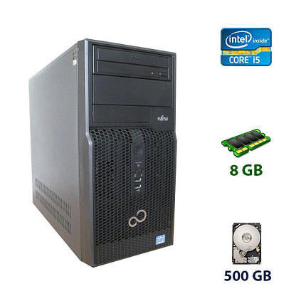 Fujitsu Esprimo P510 E85+ Tower / Intel Core i5-3470 (4 ядра по 3.2 — 3.6 GHz) / 8 GB DDR3 / 500 GB HDD /, фото 1