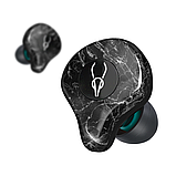 Бездротові Bluetooth-навушники Sabbat E12 Ultra Advanced stone з підтримкою aptX (Чорно-сірий), фото 4