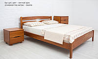 Кровать двуспальная деревянная Ликерия Люкс Микс мебель, цвет на выбор