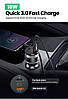 Автомобільний FM-модулятор Ugreen ED029 Bluetooth Handsfree 2x USB QC3.0 3А, фото 6
