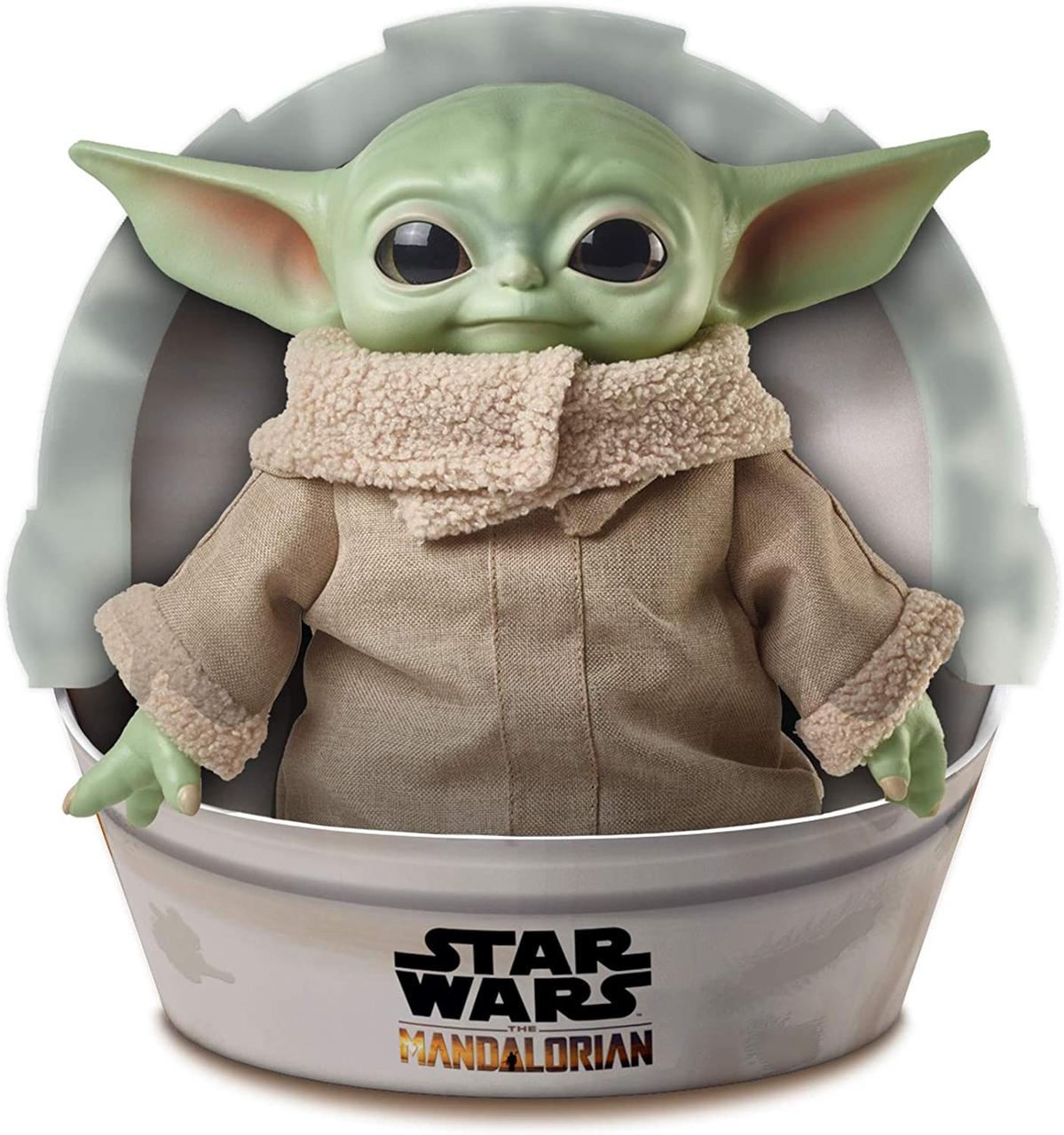 11" Mattel Star Wars The Child Plush Toy. Дитяча м'яка іграшка — плюшевий Йода із Зоряних Війн