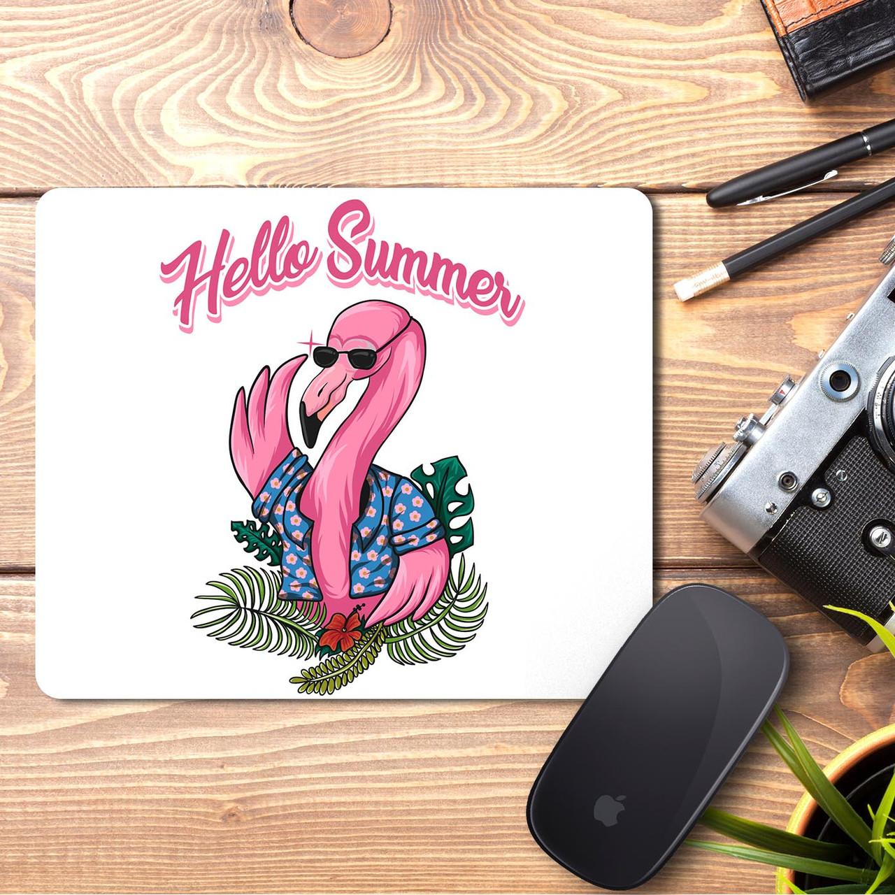 Килимок для миші з принтом "Hello Summer"
