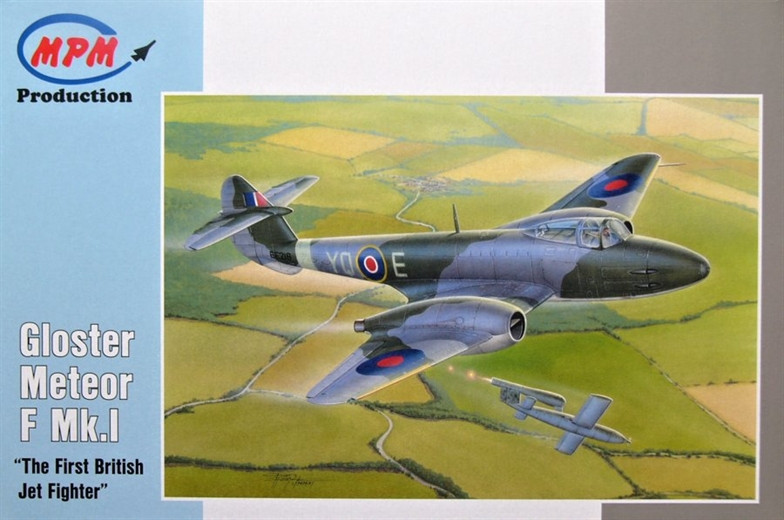 Пластикова модель 1/72 MPM 72567 Британський реактивний винищувач Gloster meteor F Mk.I