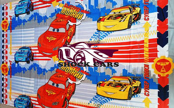 Постільна білизна ТАЧКИ ШВИДКЕ МОЛНІЄ напівторний