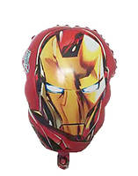 Фольгована куля "Залізна людина" голова 49х33 см (Китай)