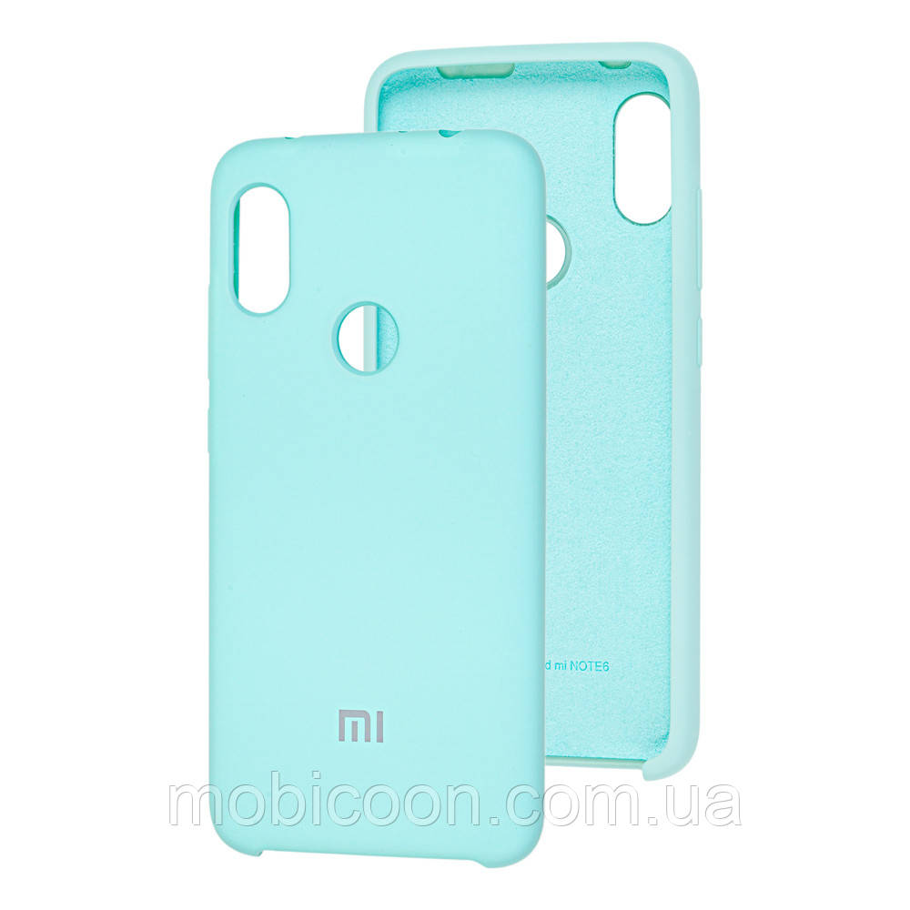 Накладка Silicone Cover для Xiaomi Redmi Note 6 Pro Turquoise
